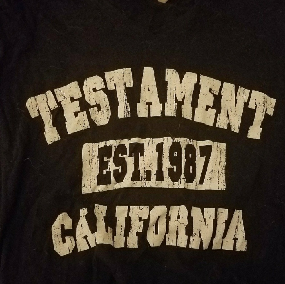 Testament band shirt